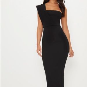 PLT one shoulder maxi dress